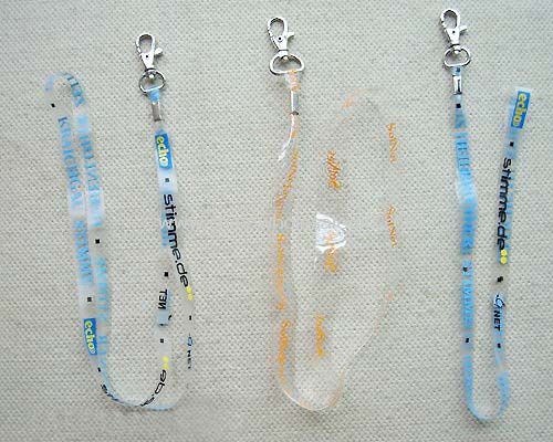 Colored PVC Lanyard