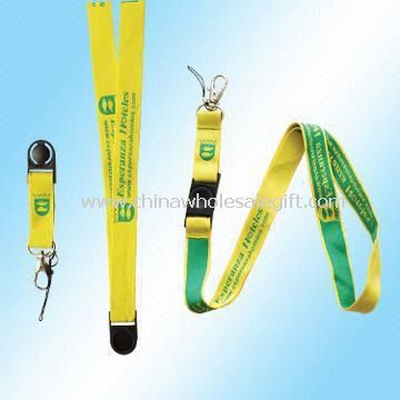 Jacquard Weave Lanyard with Plastic Clip
