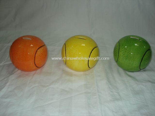 Ceramic Football Piggy Bank