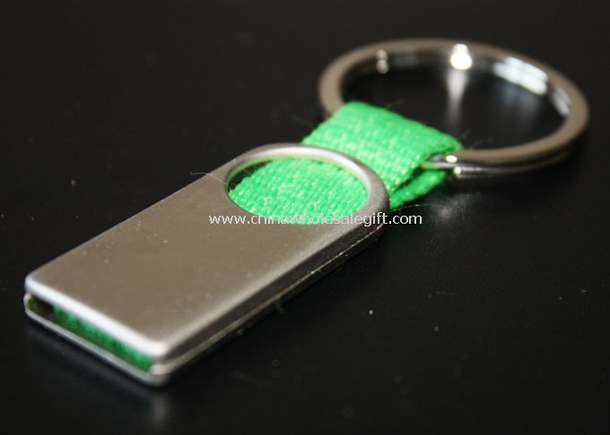 Keychain Made Of Lanyard And Zinc Alloy