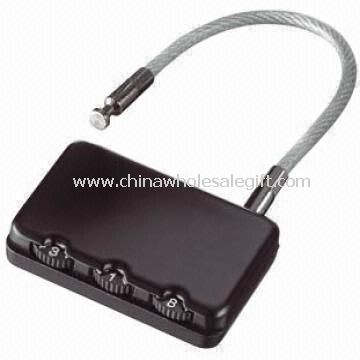 Combination Padlock with Aluminum Hanger