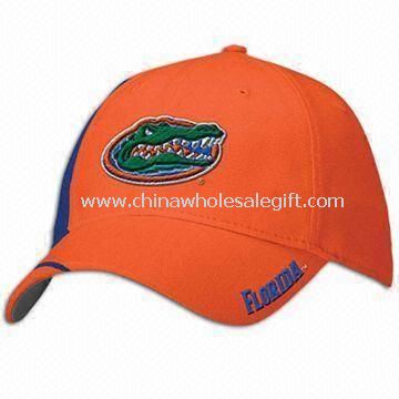 Brushed Twill Baseball Hat with Plastic Snap or Velcro Closure