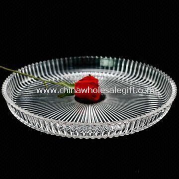 Crystal Glass Plate Can Be Used as Candy Dish