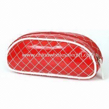 Ladies PVC Cosmetic Bag/Pouch in Red Color