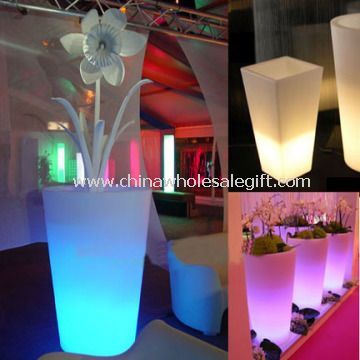 luminous flower pot