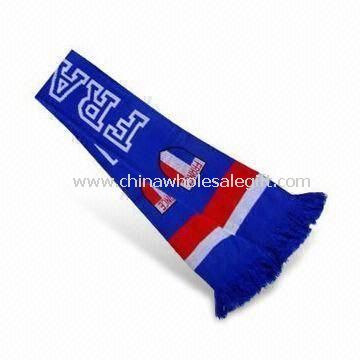 Football Scarf Made of 100% Acrylic