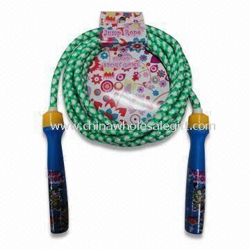 Jump Rope for Children Made of Plastic Cotton and Rubber