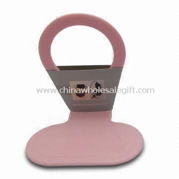 Mobile Phone Holders, Made of Soft PVC