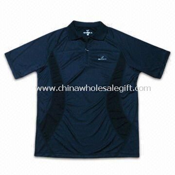 Mens Polo Shirt with Cooldry Fabric and Dry-fit