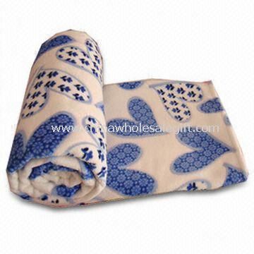 Printed Coral Velvet Blanket