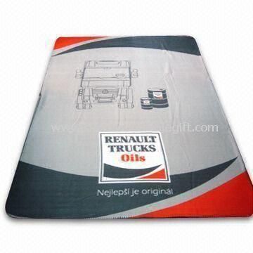 Printed Polar Fleece Blanket for Promotional Purposes