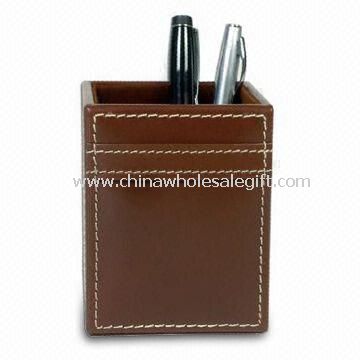 Fashion Leather Pen Holder