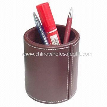 Imitation Leather Pen Holder