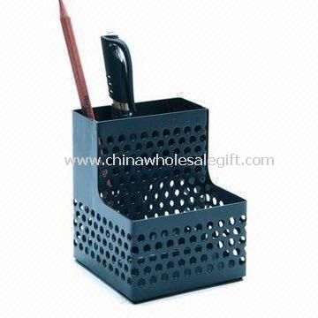 Pen and Clip Holder Made of Punched Metal board