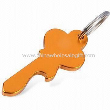 Bottle Opener Keychain Made of Aluminium Alloy