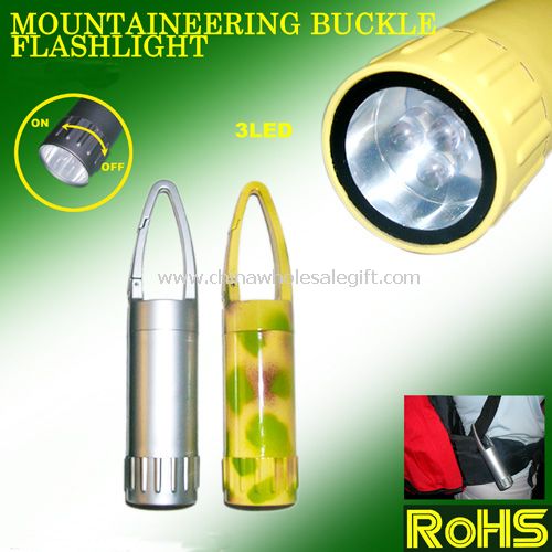 Mountaineering Buckle Flashlight