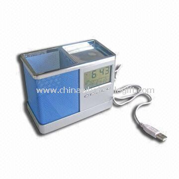 Pen Holder with Calendar and USB Hub