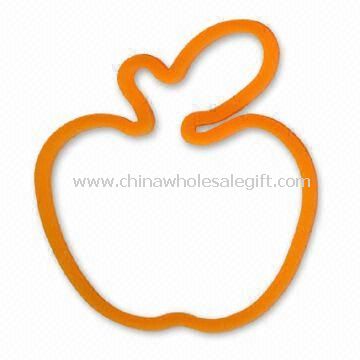 Apple-shaped Rubber Band/Silicone Wristband