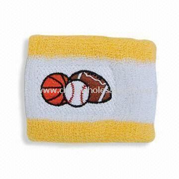 Terry Wristband with Balls Printing