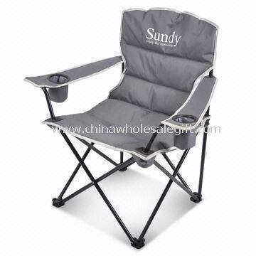 Camping Chair Made of Steel with 600D Polyester Fabric