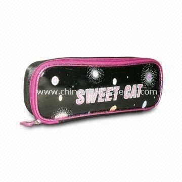 Pencil Bag/Pen Pouch Made of Sateen