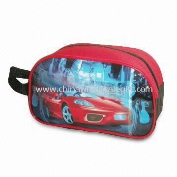 Pencil Bag/Pen Pouch with 600D/PU Main Fabric