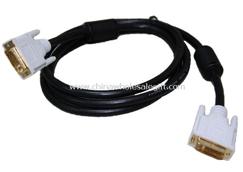 Gold DUAL MALE M/M DVI-D to DVI-D VIDEO CABLE