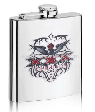 8OZ silk-screen printing hip flasks