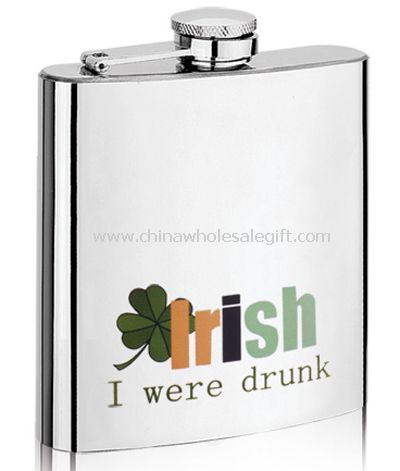 silk-screen printing S/S hip flasks