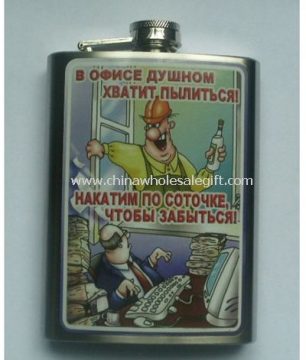 Water Transfer 5oz Hip Flask