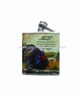 water transfer S/S Hip Flask