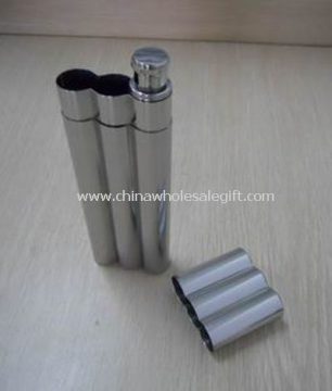 Cigar S/S Hip Flask
