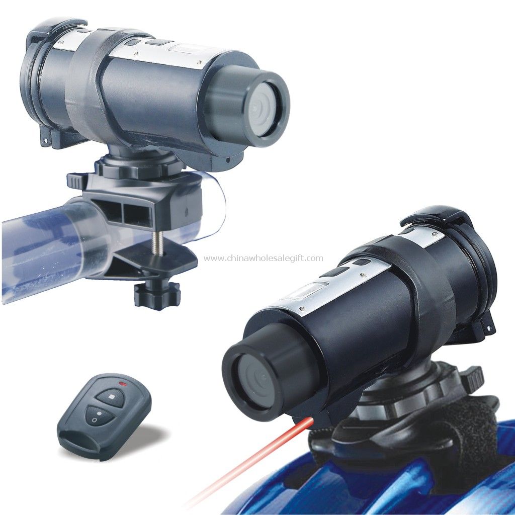 HD 720P Waterproof Sports Helmet Camera with Laser