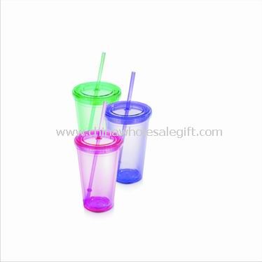 Double wall Plastic Travel Mug