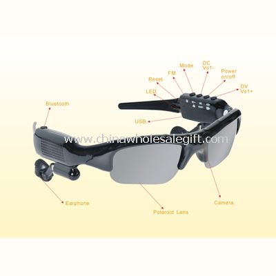 DVR Mp3 FM Bluetooth Sunglass