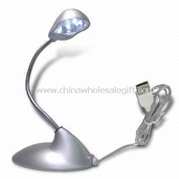 USB LED Light with Flexible Metal Neck Stand