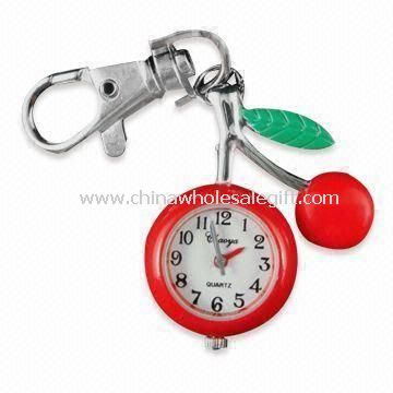 Pocket Watch Made of Alloy Case and Steel Chain