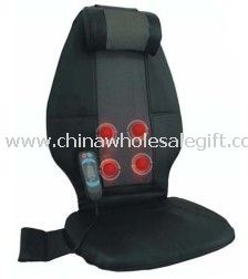 Infrared heating and kneading massage cushion