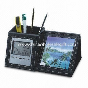 Pen Holder Calendar with Photo Frame