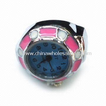 Ring Watch with Enamel Plating