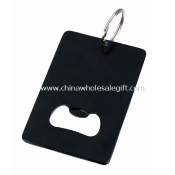 Metal card bottle opener