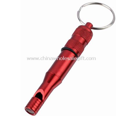 whistle with keychain