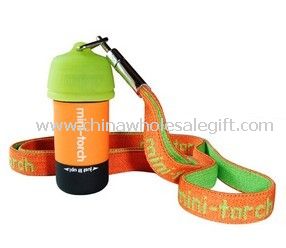Mini USB Flashlight with Lanyard