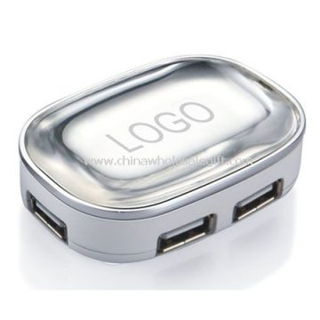 4 Port usb Hub with Logo Position