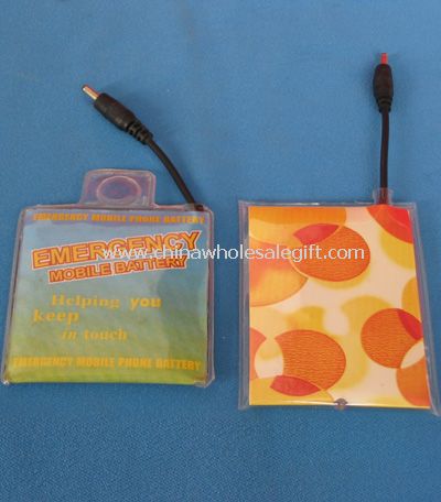 Emergency Mobile Phone Charger in Credit Card Shaped