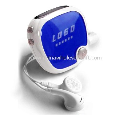 Fm radio with pedometer