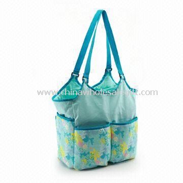 Printed Cotton Diaper Bag