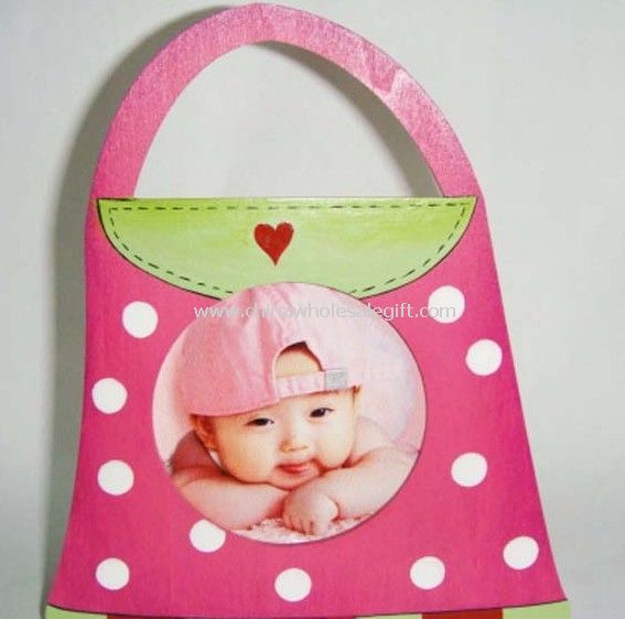 cartoon bag shape photo frame