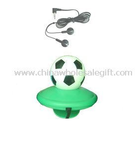 FM function football shape headphone