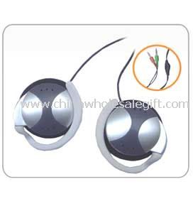 Two side ear-plug Computer Headphone